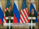 EVENEMENT,Conférence de presse de Barack Obama et Dmitri Medvedev