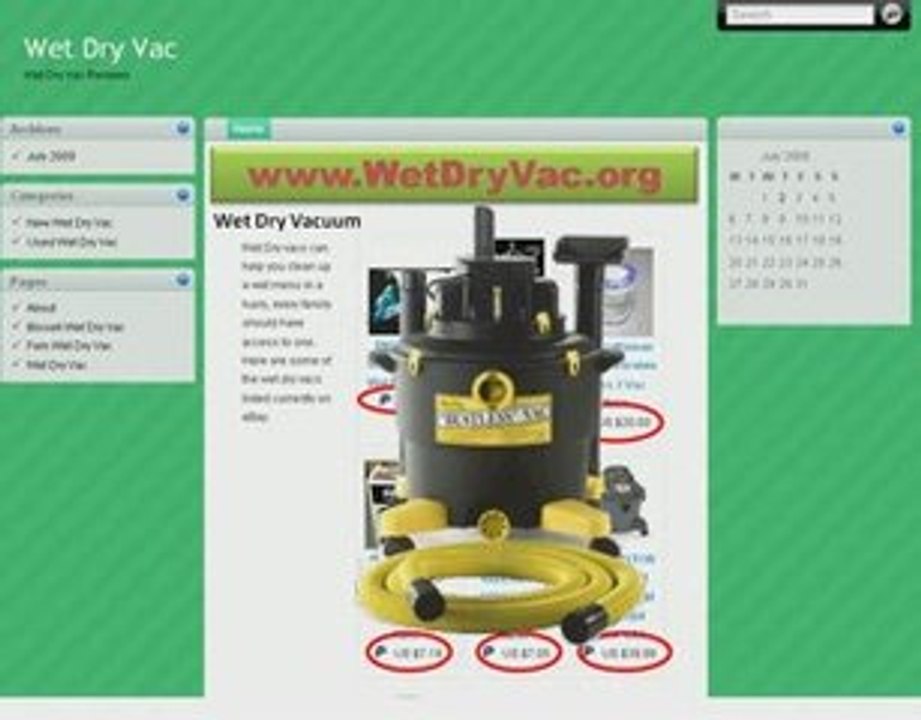 Wet Dry Vacuum