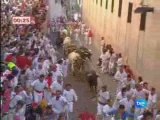 Pampelune : Encierro du 7 juillet 2009 : Toros de Alcurrucen