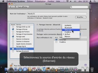 Partage de connexion Internet