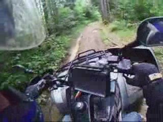 1° essai go pro en quad