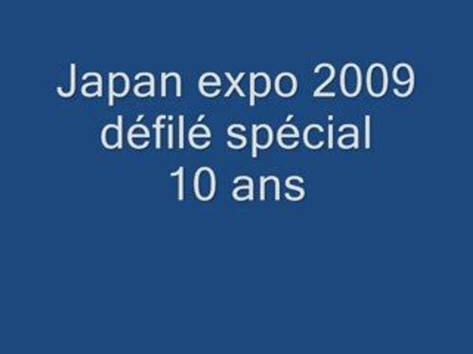 défilé cosplay spécial 10 ans japan expo