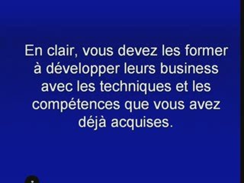 "Marketing de réseau" - MLM, Le Business c'est VOUS !