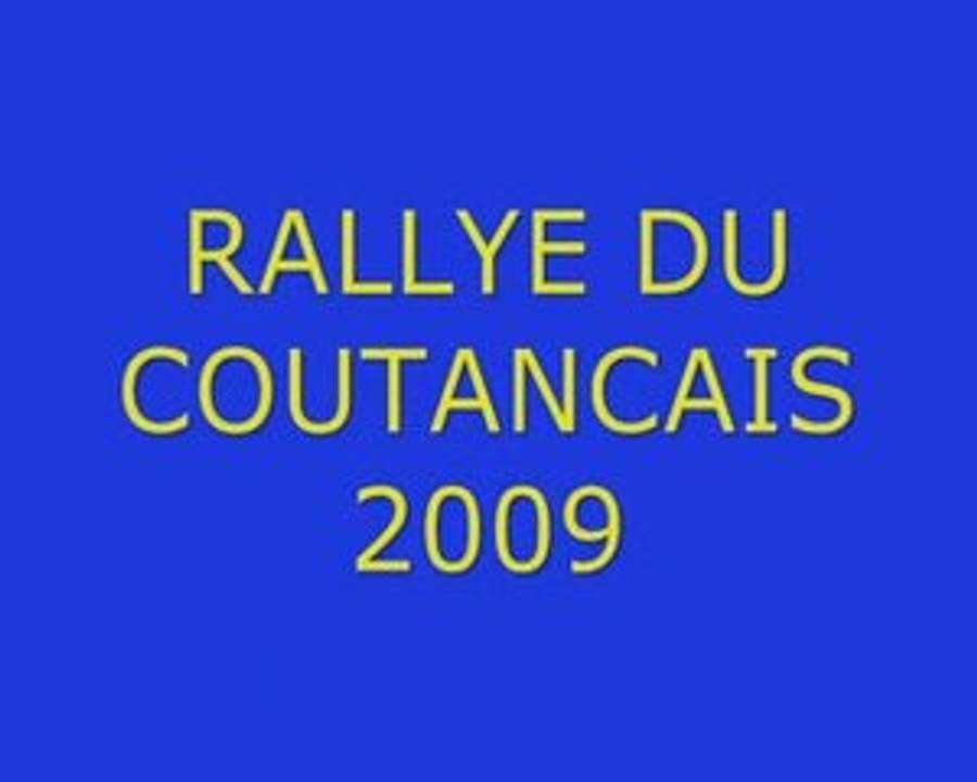 RALLYE DU COUTANCAIS 2009
