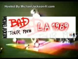 Bad tour Los Angeles 1989 jackson