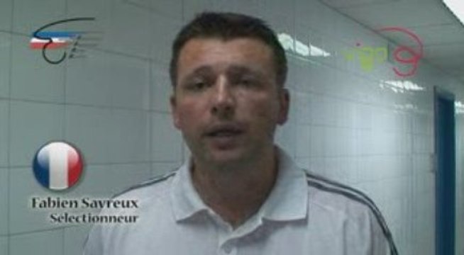 RINK HOCKEY - CHAMPIONNAT DU MONDE : Interview Fabien Savreux - France / Italie