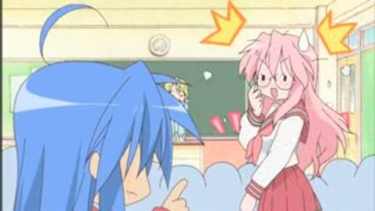 Lucky☆Star ep8 part1 english dub