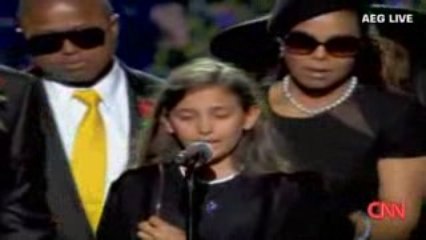 Family says final goodbye to Michael - Fille de Michael