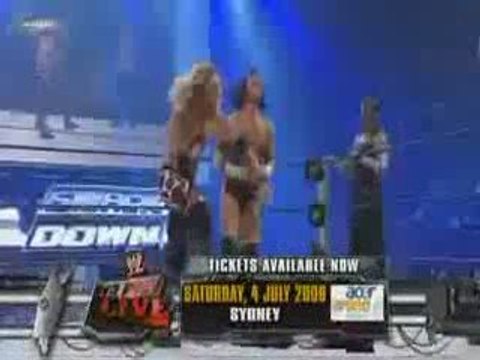 CM Punk And Rey Mysterio vs Chris Jericho And Edge P1