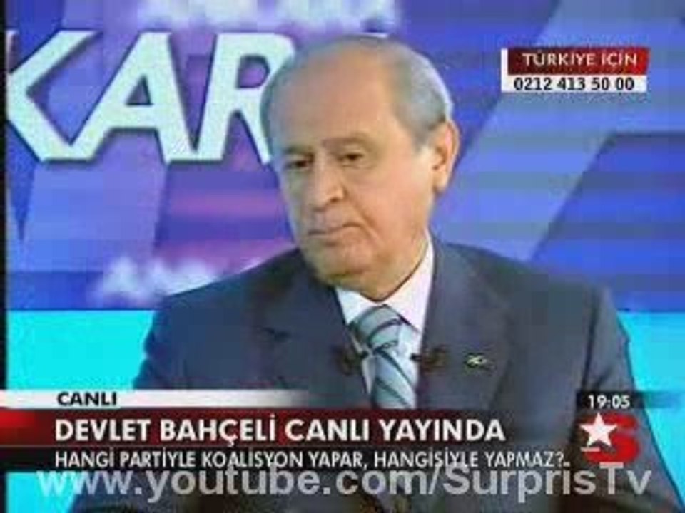 Devlet Bahçeli Star TV'de 1.Bölüm (www.ulkucusohbet.com)