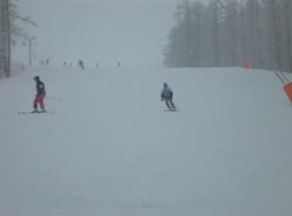 de la neige encore mais cette fois ci sur les pistes