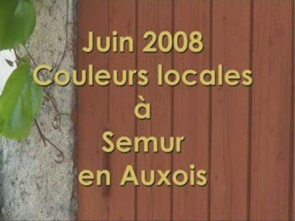 Journées "couleurs locales" à Semur-en-Auxois - CRAM
