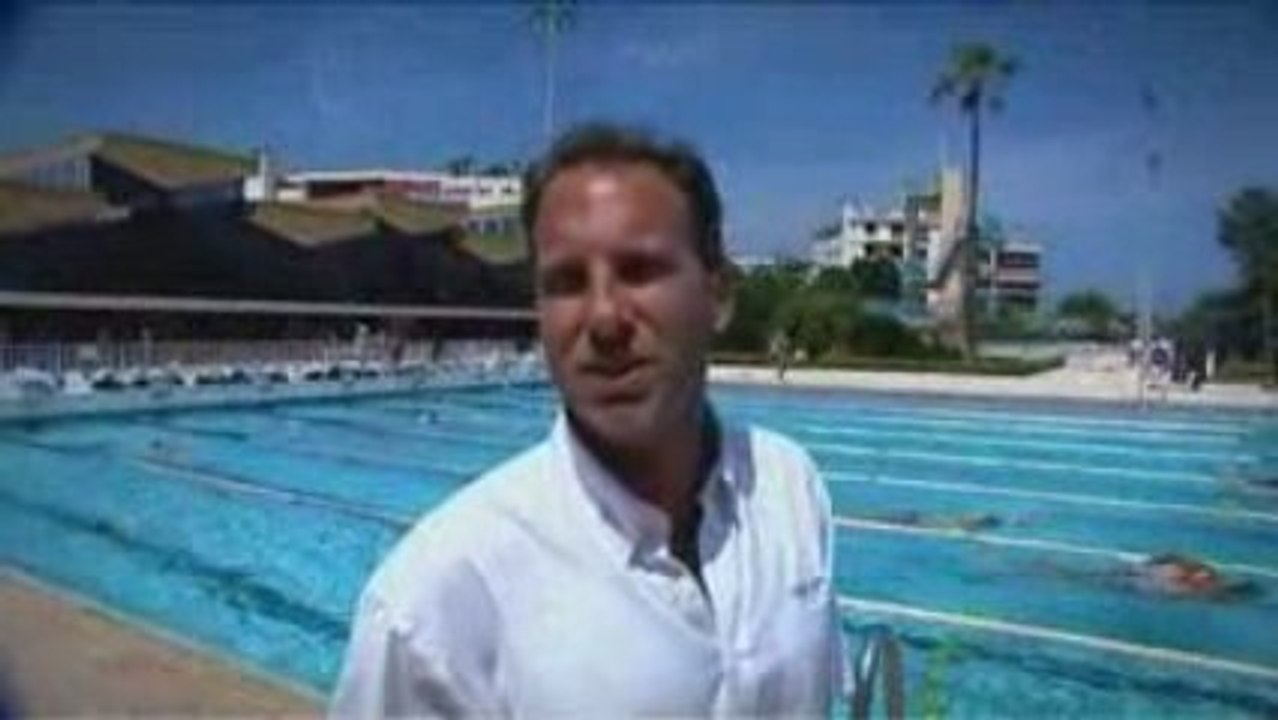 Quand Alain Bernard s'entraine avec Eamon Sullivan