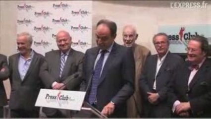 Jean-François Copé reçoit un Prix d'humour politique