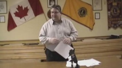 Caledonia Militia meeting Gary McHale