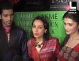 Prachi Desai & Samir Dattani on the ramp