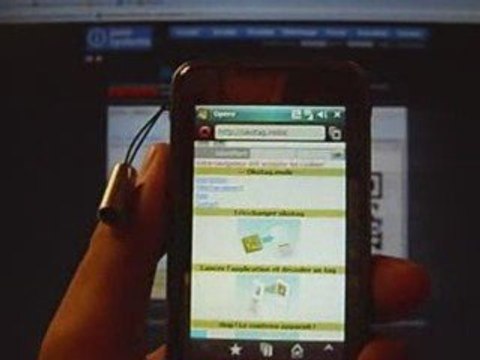 Okotag décodeur de codes 2D Qr code et Datamatrix