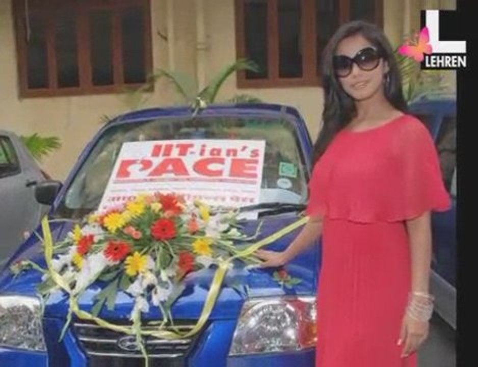 IIT topper gets a car from Neetu Chandra