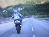 ballade dans les Alpes en moto