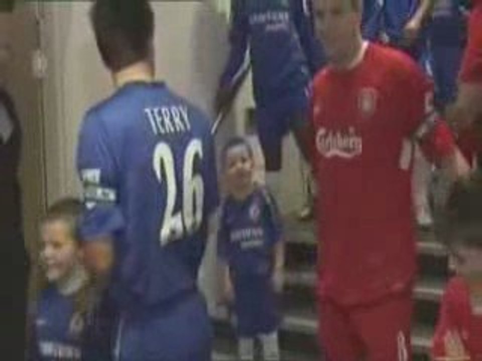 hand-shake with Steven Gerrard