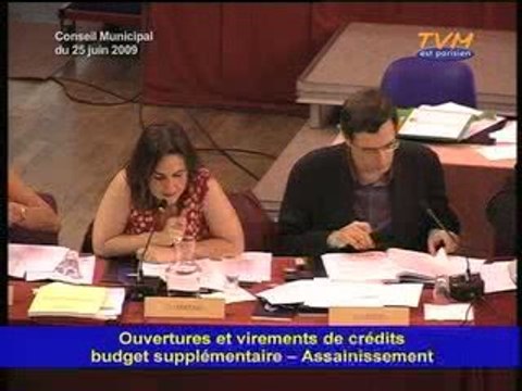 CONSEIL MUNICIPAL MONTREUIL (25/06/2009) - 5/54