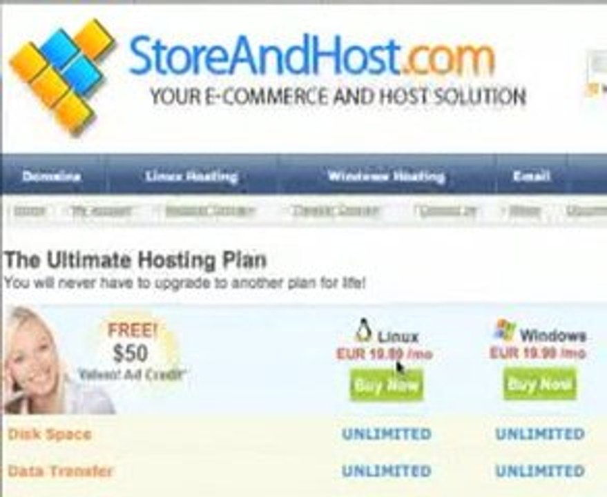 Unlimited disk space and data transfer....