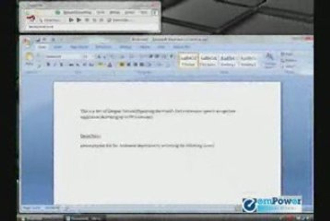 Formatting your Dictations