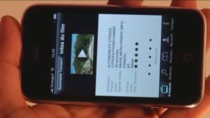 Présentation de l'application iPhone Télépub