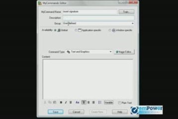Creating Custom Commands
