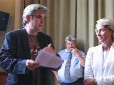 Départ Marc Védrine avec C. Cayeux à Beauvais Asca