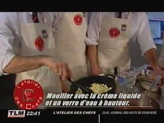 Atelier des chefs : Noix de St Jacques rôtis