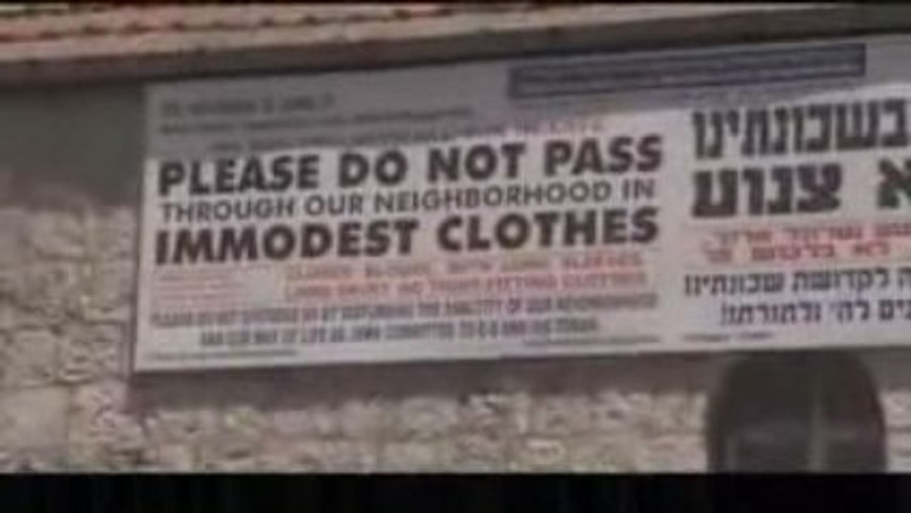 un Gentil se fait insulter et expulser d'un quartier juif