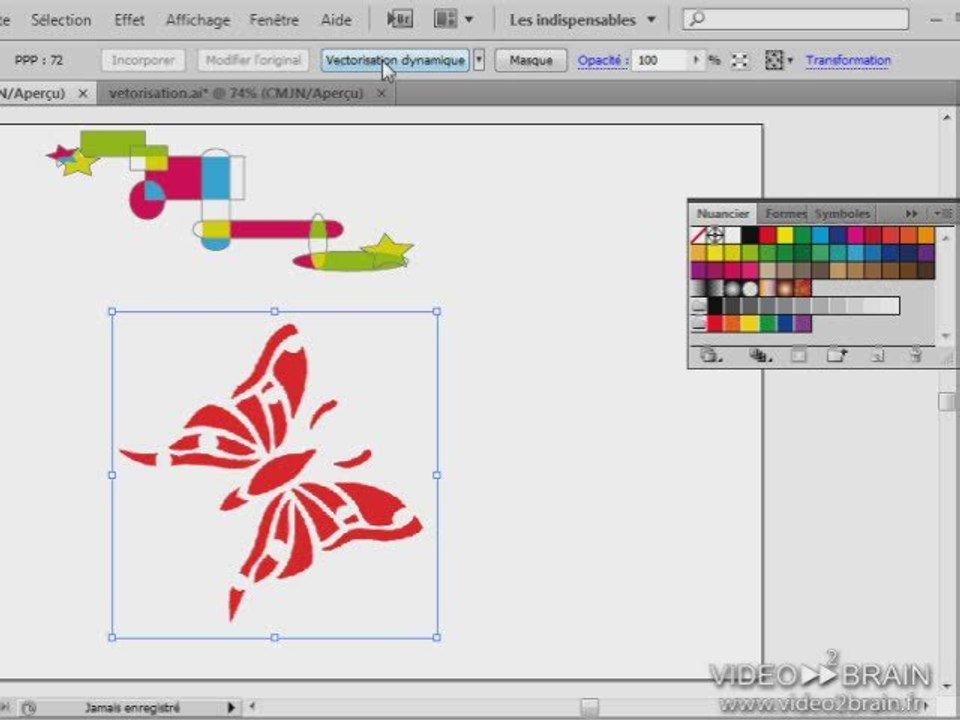 Illustrator CS4 : Pot de Peinture Dynamique