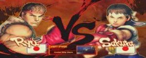 Street Fighter IV - Ryu VS Sakura