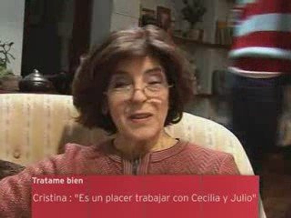 Cristina Banegas, una terapeuta de lujo