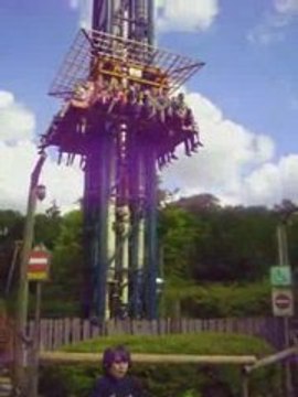 Dans le screaming eagle à Bellewaerde