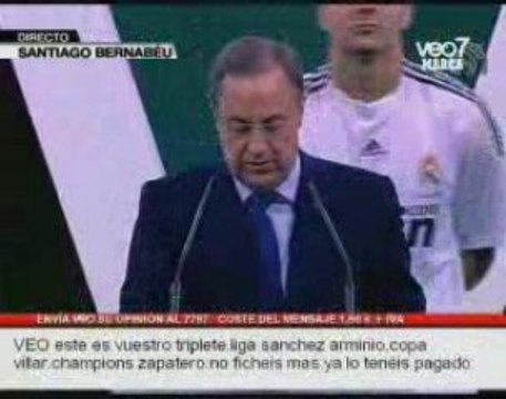 Karim Benzéma - Présentation au Réal Madrid - Foot