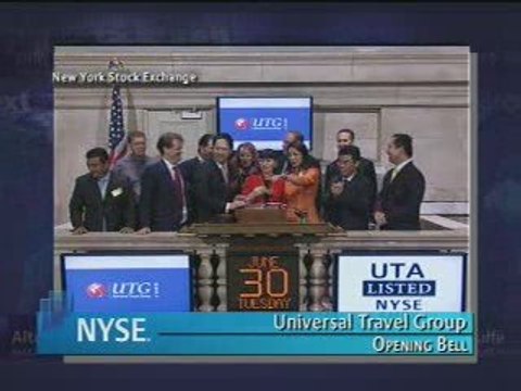 Universal Travel Group (NYSE - UTA) Visits the NYSE