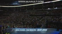Kobe Bryant And Magic Johnson @ Michael Jackson Memorial