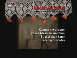 Hüseyin Haydar / Doğu Tabletleri-Saba