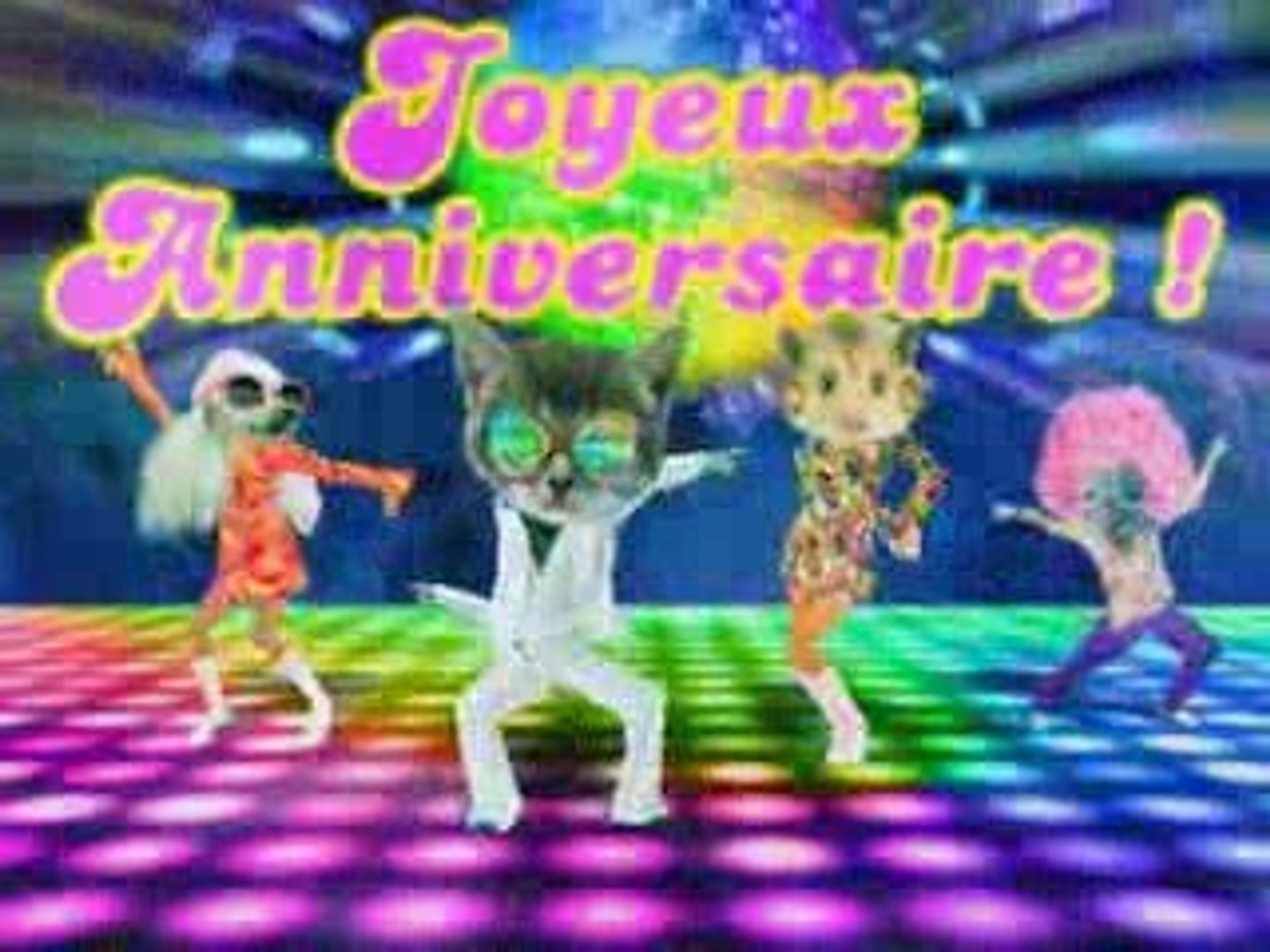 Carte anniversaire disco, image size:1440x1080
