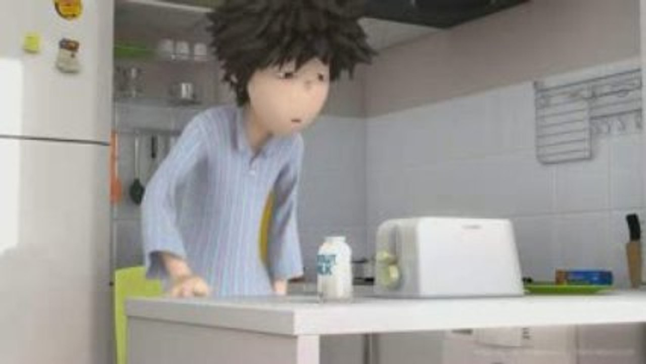 une petite animation sur le reveil du matin ( trés dur XD )