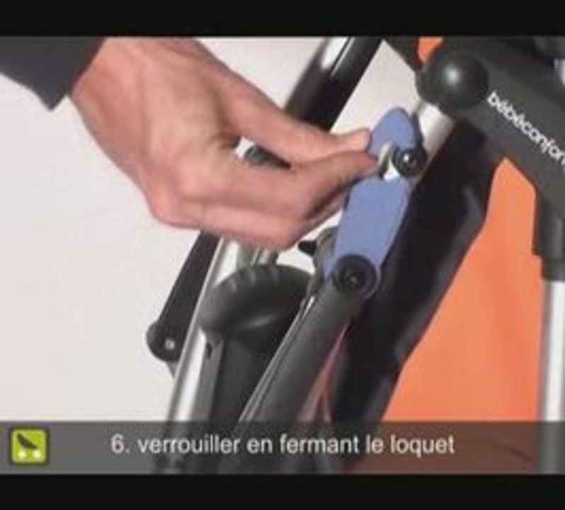 Poussette-Magazine : pliage de la Bébé Confort Streety