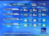 TWC Satellite Local Forecast from October 2008 Overnight #9