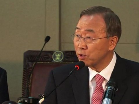 Ban Ki-moon à Juba pour l'indépendance du Sud-Soudan