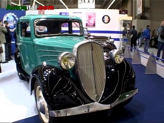 Autosital - Rétromobile 2006 - Fiat 508 Balilla faux cabriolet, berline et cabriolet