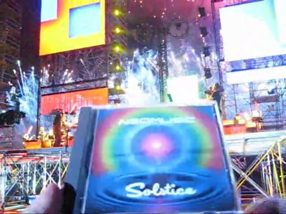 Album Solstice de Néomusic au concert de Jean Michel Jarre à Monaco