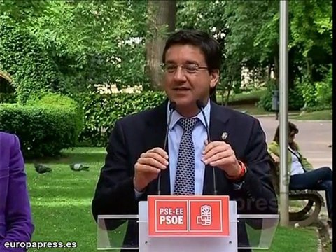 Acto electoral del PSE-EE celebrado en Vitoria