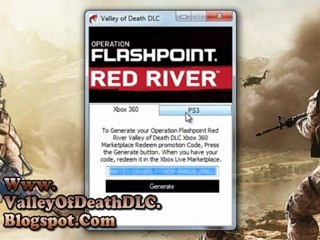 Install Operation Flashpoint Red River Valley of Death DLC Free on Xbox 360 - PS3