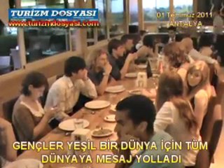 GENÇLER YEŞİL BİR DÜNYA İÇİN MESAJ YOLLADI